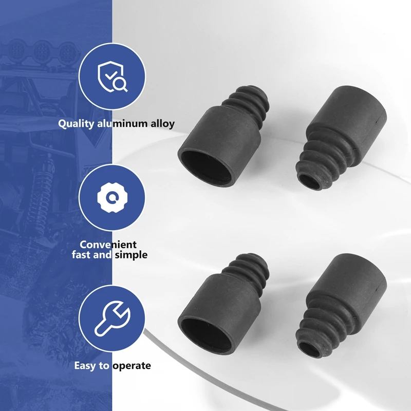 Manicotti antipolvere di semialbero assale Boot per 1/5 Rovan RV KM BAJA 5B 5T 5Sc Rc Car Gas Parts 4 pz/set