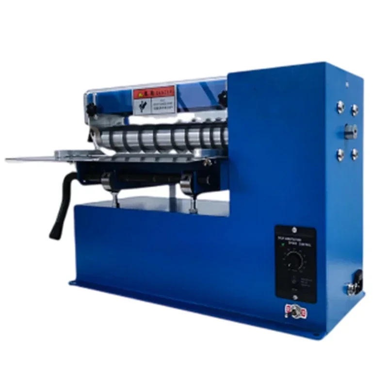 Macchina da taglio con regolazione della velocità elettrica 220v Comoda macchina da taglio con striscia di bordo in gomma con spacco per cintura in pelle con strass