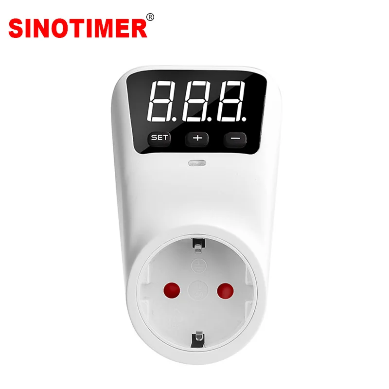 New Arrival Automatic Voltage Protector Socket AC 220V Power EU Plug Socket Voltage Safe Refrigerator Protect Outlet