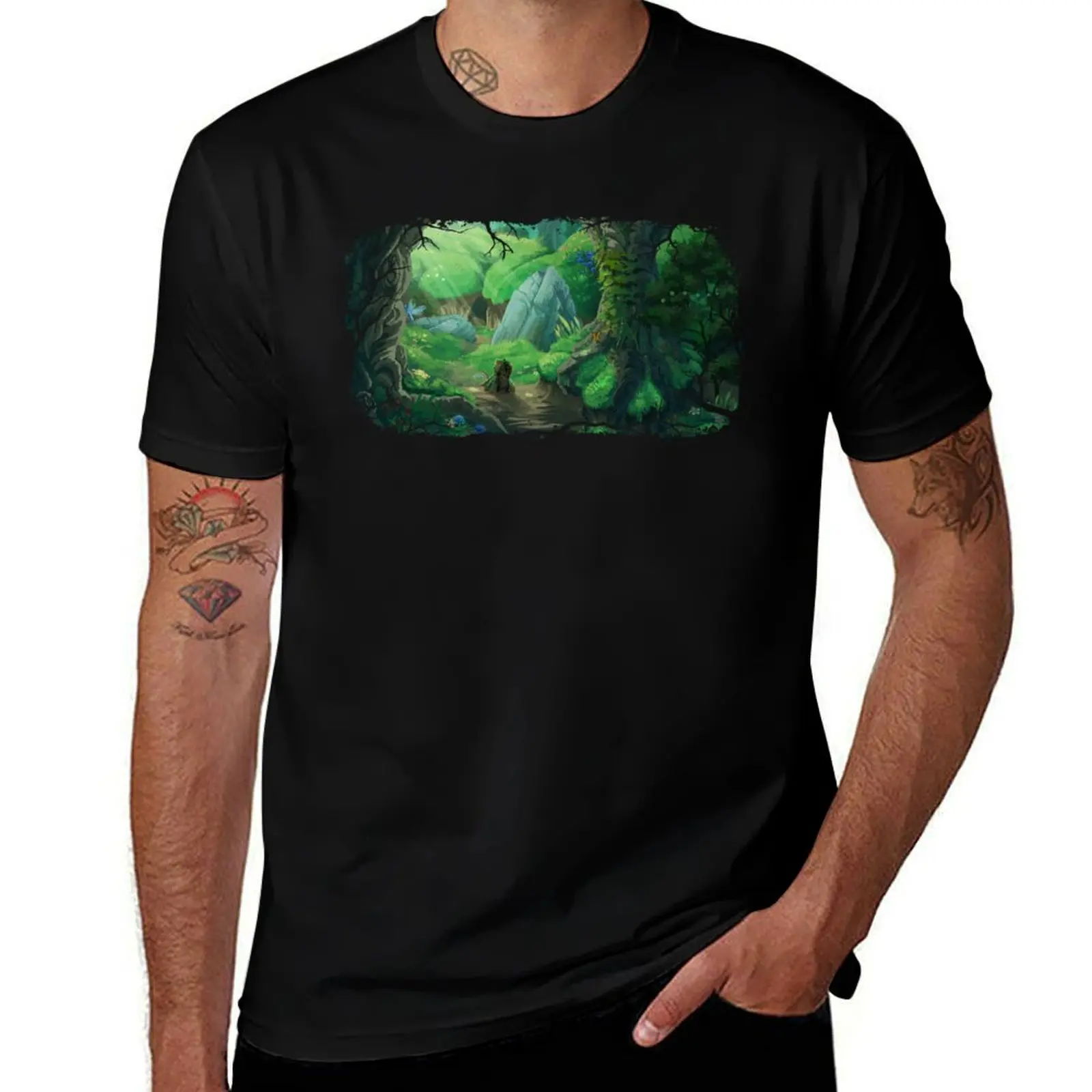 

Mossflower Woods T-Shirt Clothing cute clothes tees mens t shirts top quality