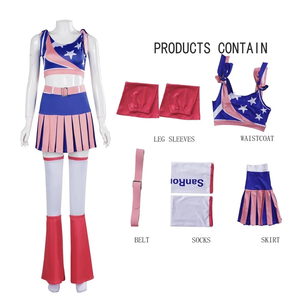 

Fulujiacos Game Juliet Starling Cosplay Costume Tops Skirt Full Set