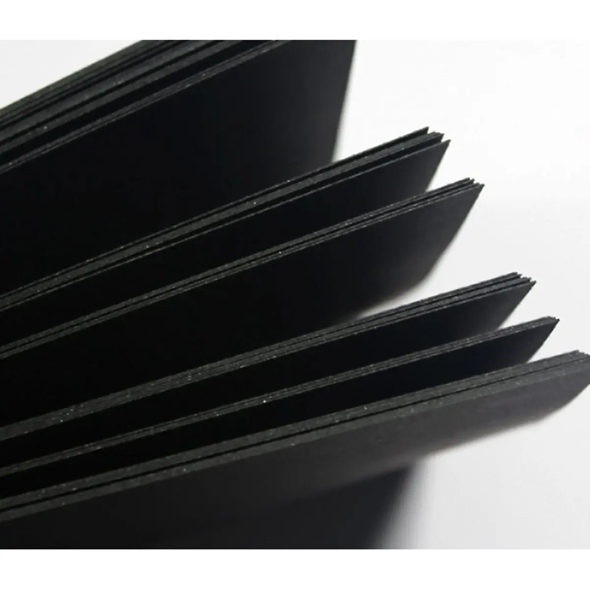 50Pcs Black Cardstock Paper Thick Kraft A4 250Gsm Accessories Business Greeting Artwork