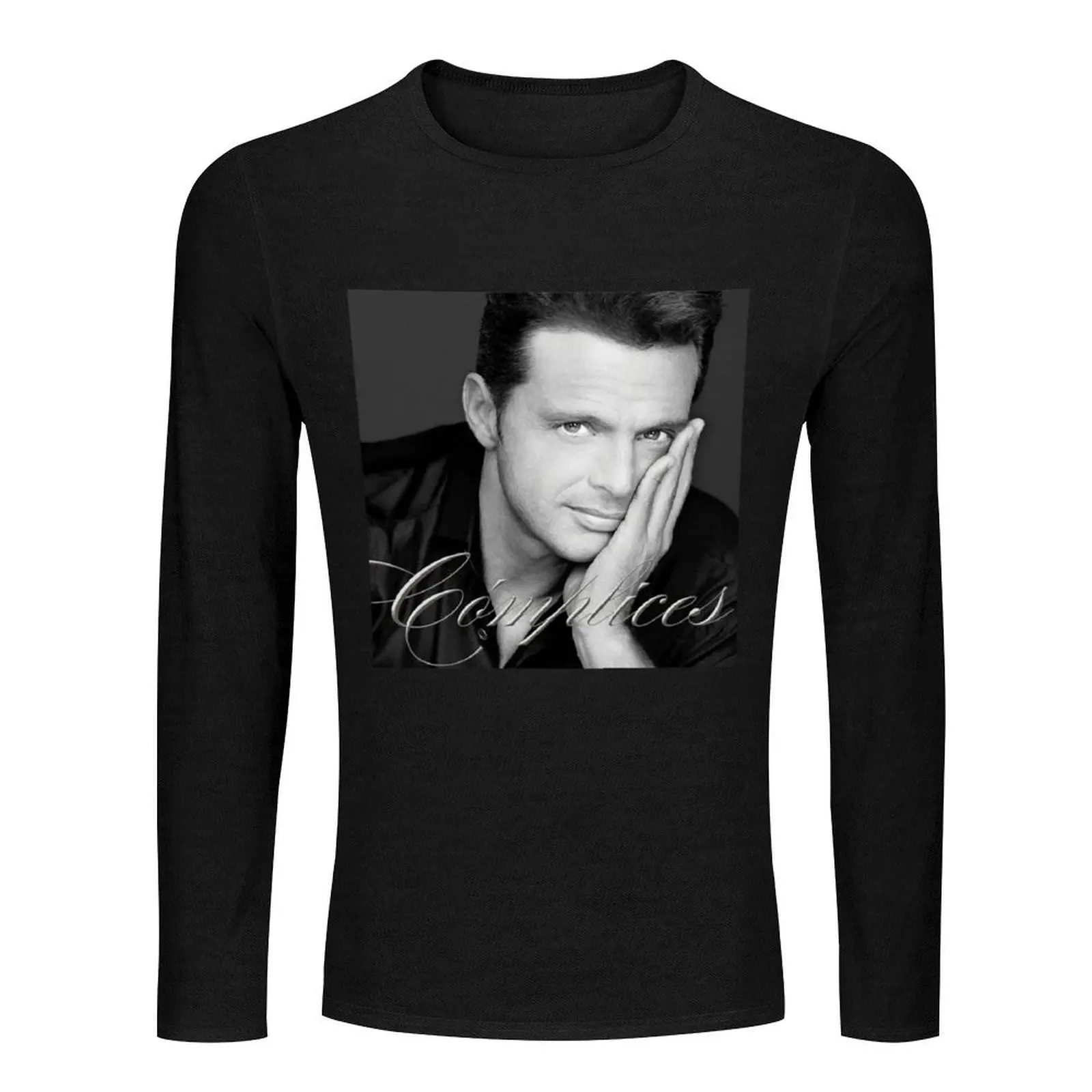 Luis Miguel - Complices album 2008 Long T-Shirt Tee shirt mens champion t shirts