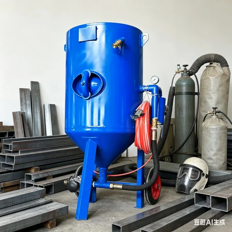 

Dustless Sandblaster Machine Sandblasting Equipment Tank Dry Wet High Pressure for Concrete Floor Metal Rust Removal Customized