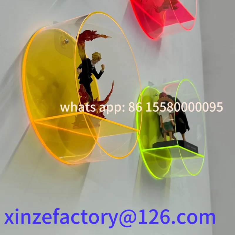 カスタマイズ可能な北欧アクリル壁掛け棚 ブラインドボックス アクションフィギュアディスプレイボックス