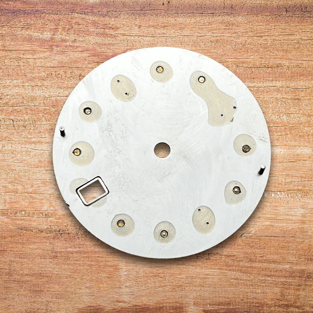 28.5mm S Logo Carbon Fiber Dial Fit NH35/NH36/4R/7S Movement Green Luminous Diving High-Quality Watch Modification Accessories