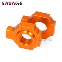 For EXCF EXC 525 500 450 400 350 300 250 200 125 SX SXS XCW MXC Chain Adjuster Regulator Sliders Motorcycle Axle Block Tensioner