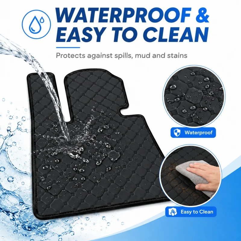 Customized Car Floor Mats for Mercedes-Benz B-Class W247 2020-Current All-Weather Waterproof Flat Floor Liners Auto Accessories view 3