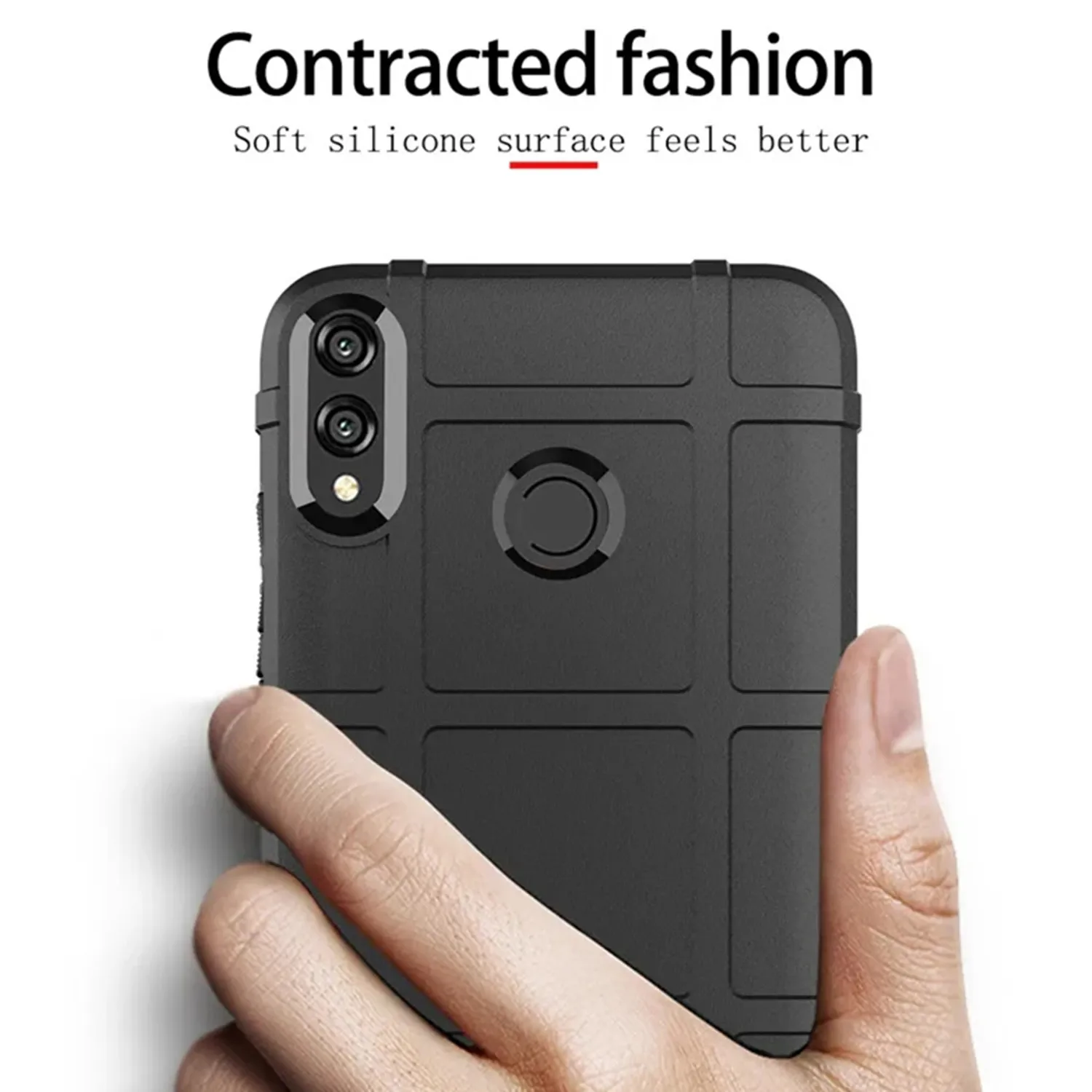 For Enjoy Max Huawei Y Max Soft Shield Case Anti Knock Matte Back Cover for honor 8x max Armor Heavy Phone Cases