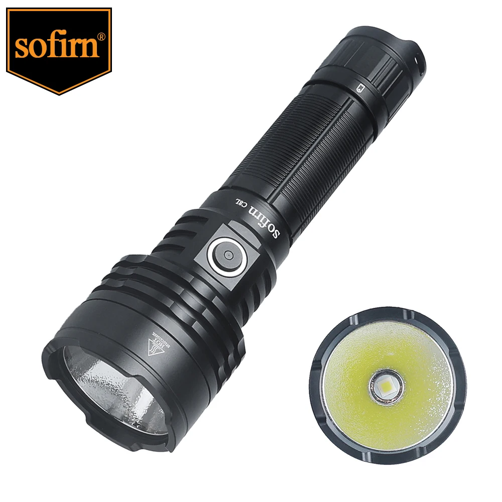 

Sofirn C8L 21700 3100lm Flashlight Powerful Tactical USB-C Rechargeable XHP50D HI LED Torch EDC Outdoor Hunting Lantern