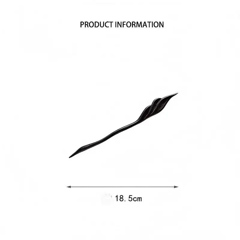 دبوس شعر خشبي رائع نحت دبوس الشعر الطراز القديم إكسسوارات الشعر الصينية الجديدة الراقية الإحساس خشب الصندل دبوس الشعر
