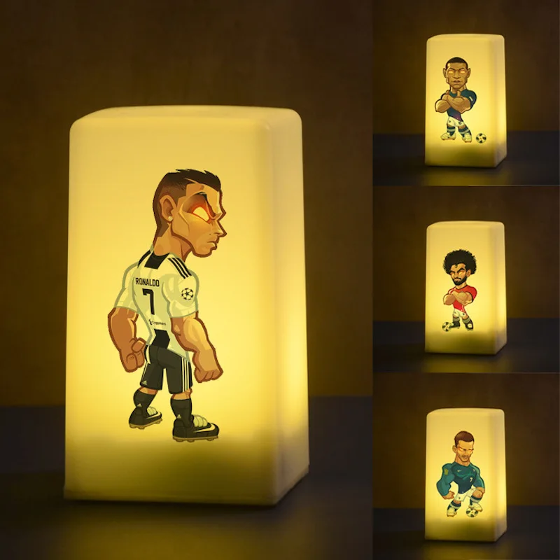 

Football Sport Star Ornament Soccer Souvenir Night Light Bar Atmosphere Table Lamp Wholesale