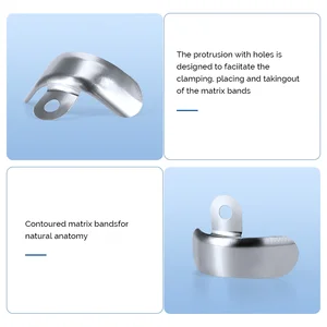 Metallic -Arrays für Zähneersatz, Zahnmatrixbänder, Schnittkontured -Zahnmaterial, 50pcs 6 Hauptverkäufe zahnärztliche Acetatmatrix - №2