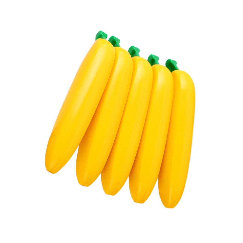 

5 Pcs Banana Pen School Ball-point Creative Ballpoint Student Pens
