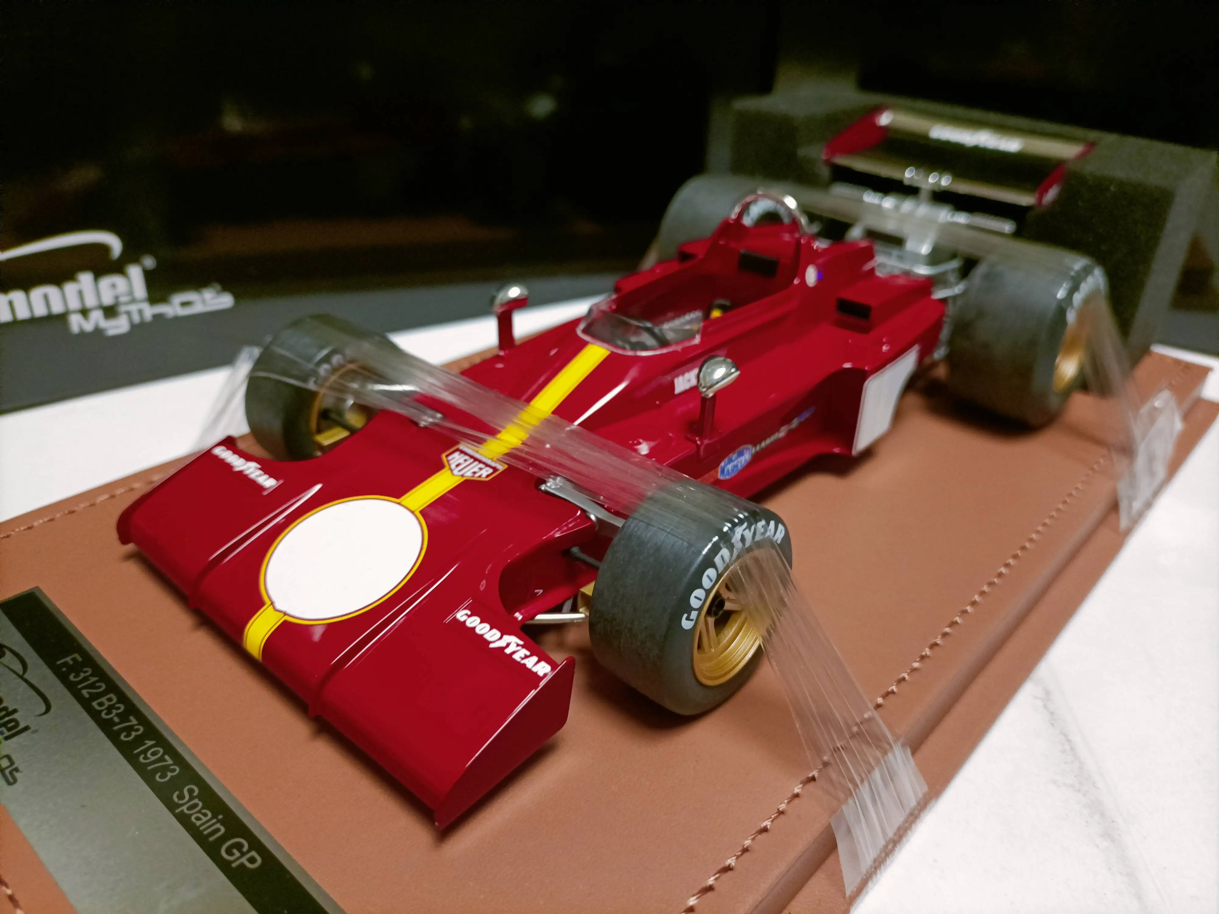 Tecnomodel 1:18 F1 F312 B3 Test Car 1973 Simulation Limited Edition Resin Metal Static Car Model Toy Gift