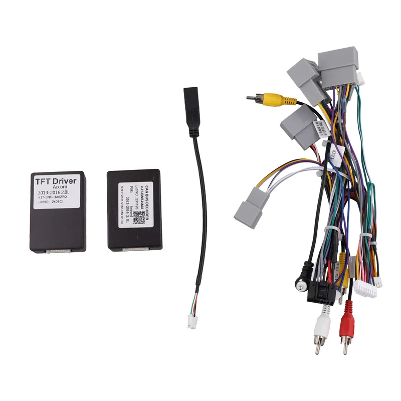 

A05U-Car Radio Canbus Box For HONDA ACCORD 9TH 2.0L 2014-2017 Auto Wiring Harness Power Cable Decoder Adapter