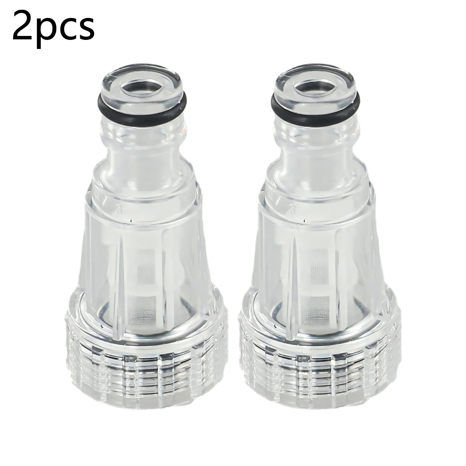 Car Clean Washer Water Filter 2pcs Adapter Cleaning Fitting High-Pressure Pipe Thread Faucet Cleaning Machine Nozzle