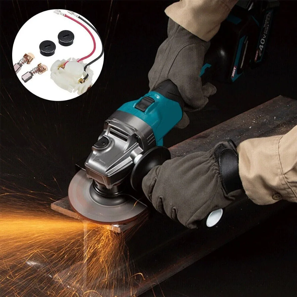 5 Piece Carbon Brush + Brush Cover Cap+ Brush Holder For BGA450 BGA452 DGA452 BJS161 CB-430 Power Tools