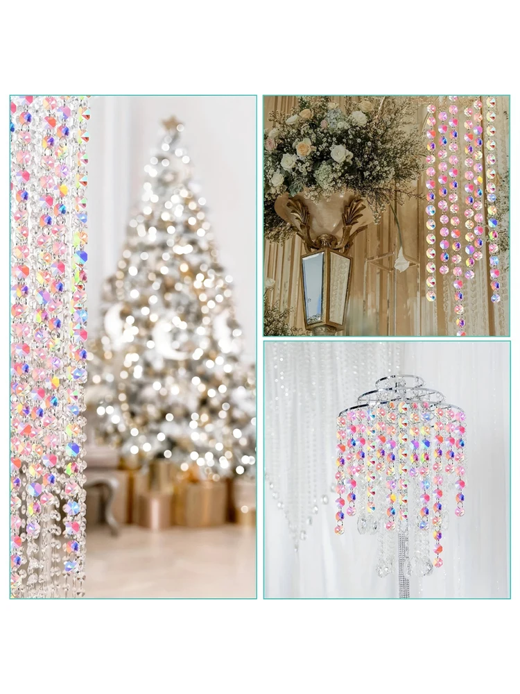 

Радужная восьмиугольная бусина, подвеска «Солнце-череп», украшение для сухого ветра, колокольчик, декоративные аксессуары для дома, кристалл L...