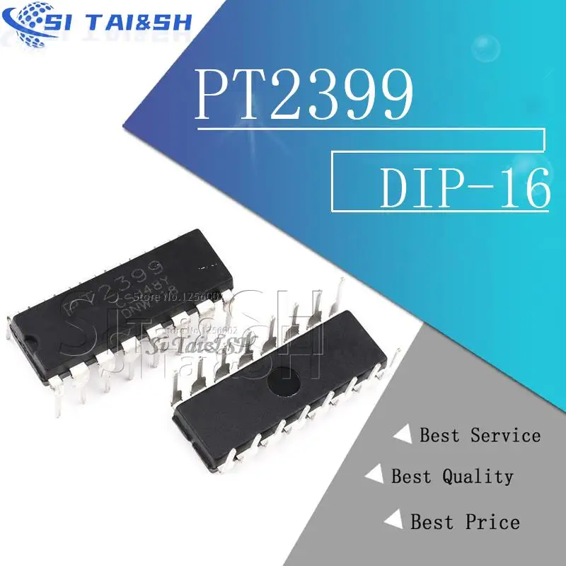 10 peças pt2399 dip16 pt2399 dip dip-16 novo e original ic