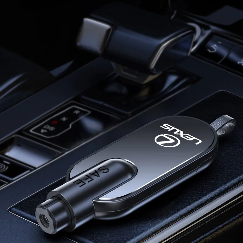 

Car Sticker Car Window Breaker Hammer Seat Belt Cutter For Lexus IS250 IS200 CT200h GS300 LS430 RX450h LX570 IS300 ES RX LS IS N