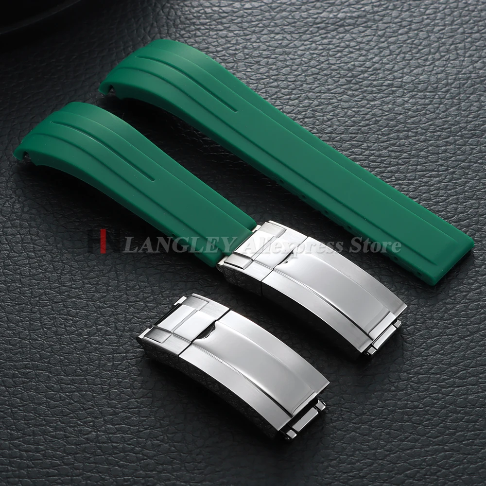 롤렉스 DAYTONA SUBMARINER GMT 시계 밴드 걸쇠 용 9X16mm 시계 버클 매트 폴리쉬 스테인레스 스틸 버튼 접이식 버클 액세서리