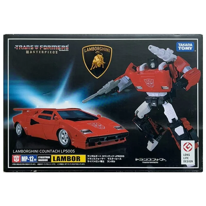 Takara Tomy Transformers Masterpiece MP-12+ Lambor 12Cm Anime Original Action Figure Model Toy Birthday Gift Collection