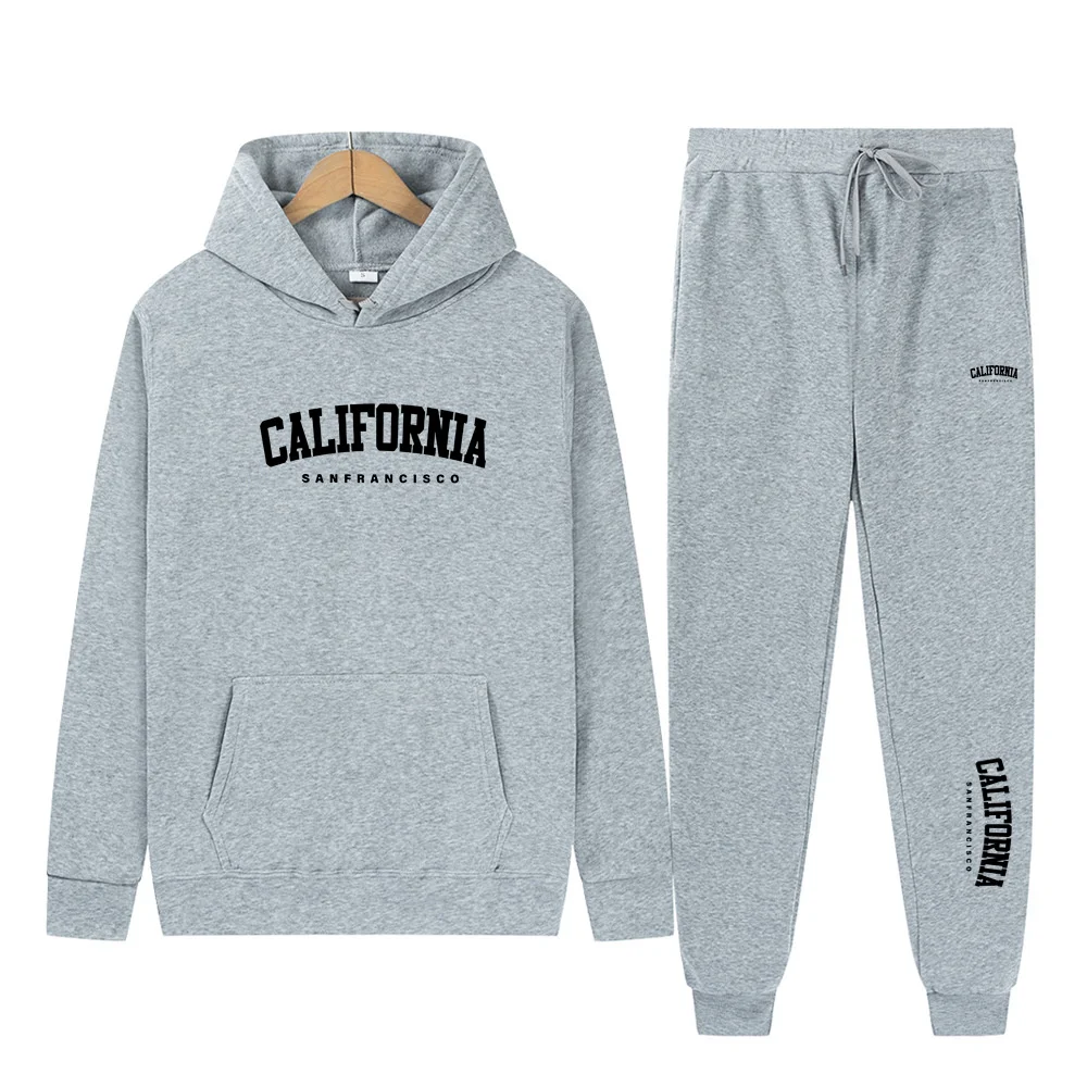 ملابس رياضية لجميع الأغراض للرجال والنساء مع سويت شيرت بغطاء للرأس للتدريب في الهواء الطلق والركض وعصري وغير رسمي ومريح #1