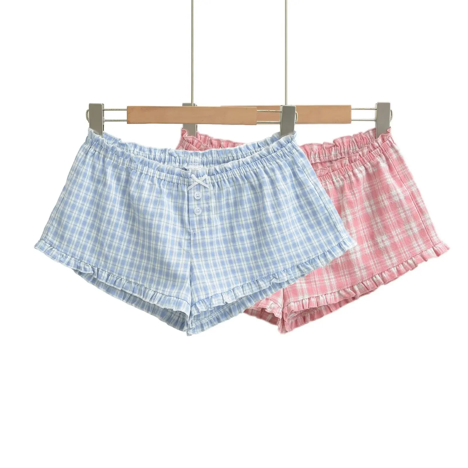 

American Style Casual Yoga Wide Leg Pants Lace Trimmed Home Wear Slimming Shorts Outerwear Inner Match Summer Short Pants