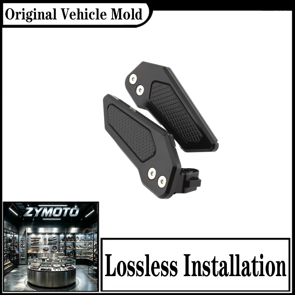 FOR HONDA ADV150 ADV 150 ADV160 ADV 160 ADV125 2018-2023 Rear Passenger Folding Foot Pegs Bracket Pair Aluminum