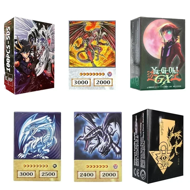 Yu Gi Oh Duel Monster Blue Eyes White Dragon Dark Archmage DM GX 5DS 100 Battle Card Collection Muto Games Tea Gardner ATEM