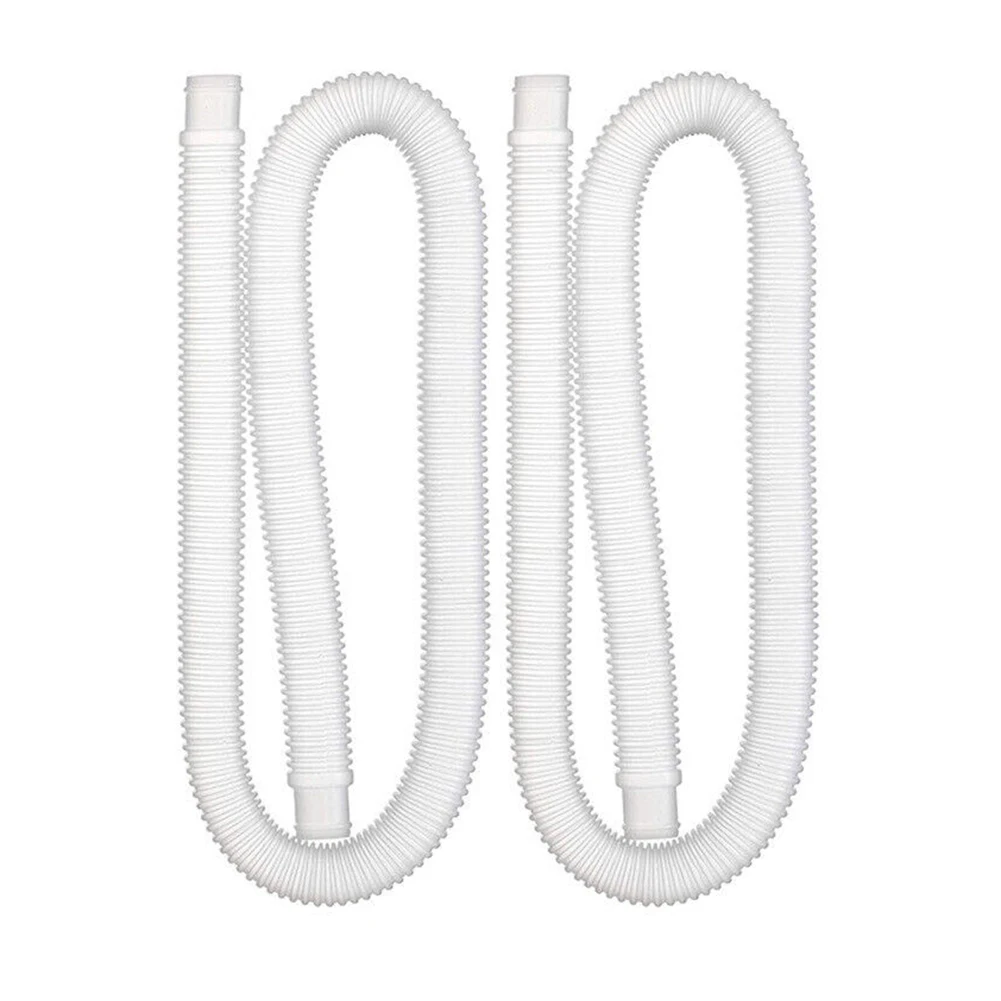 High Performance 1 25 Inch Accessory Hose for Above Ground Pool Pump Works with 330 GPH and 530 GPH Filtration Systems 2 Pack