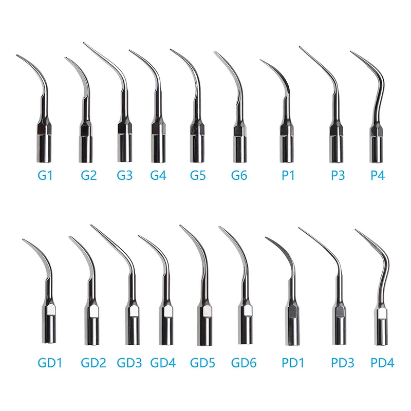 

1pc Dental Ultrasonic Scaler Tip Endodontics Endo Perio Scaling Tips Fit DTE Woodpecker SATELEC EMS Handpiece G1 G2 GD1 P1 PD3