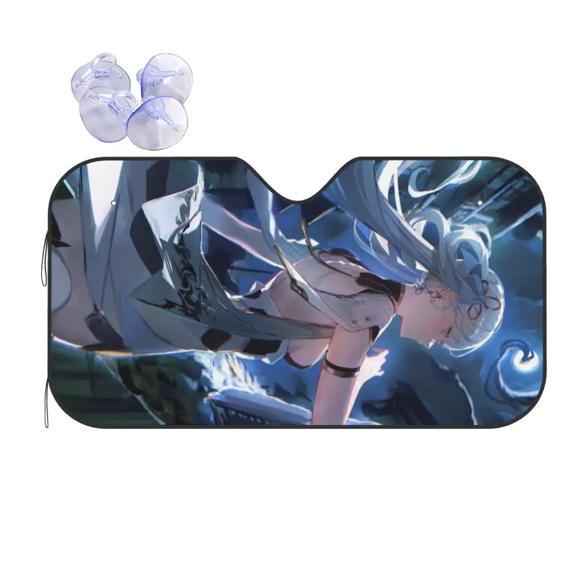 

Jinhsi Wuthering Waves (3) Sunshade Windscreen Car Front Windshield Window Sun Visor Accessories Covers