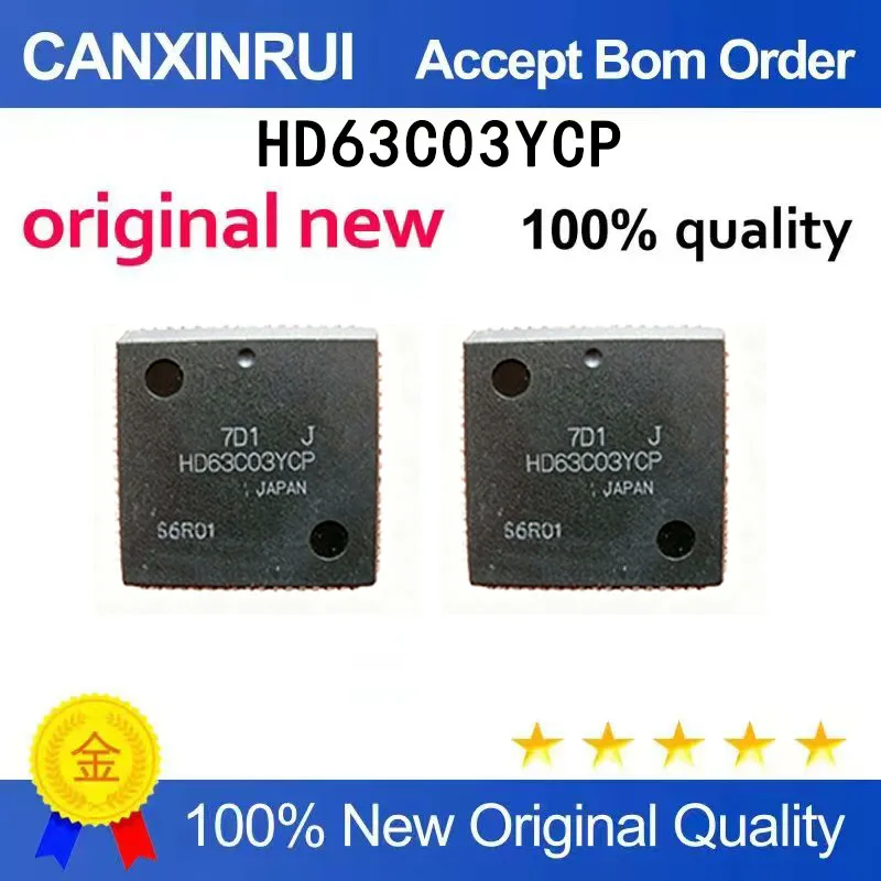 (5pcs-100pcs）Brand new original HD63C03YCP patch PLCC-68 spot chip IC