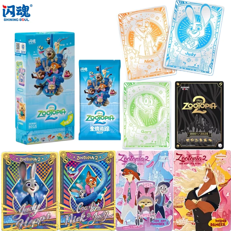 

ShiningSoul New Product: Disney Zootopia 2 Official Movie Tracker Lite Edition Collectible Cards Anime Merchandise Holiday Gifts