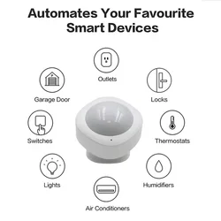 Tuya WIFI Human PIR Motion Sensor Motion Sensor Infrared Detector Security Smart Life Works With Alexa Google Home Voice Control