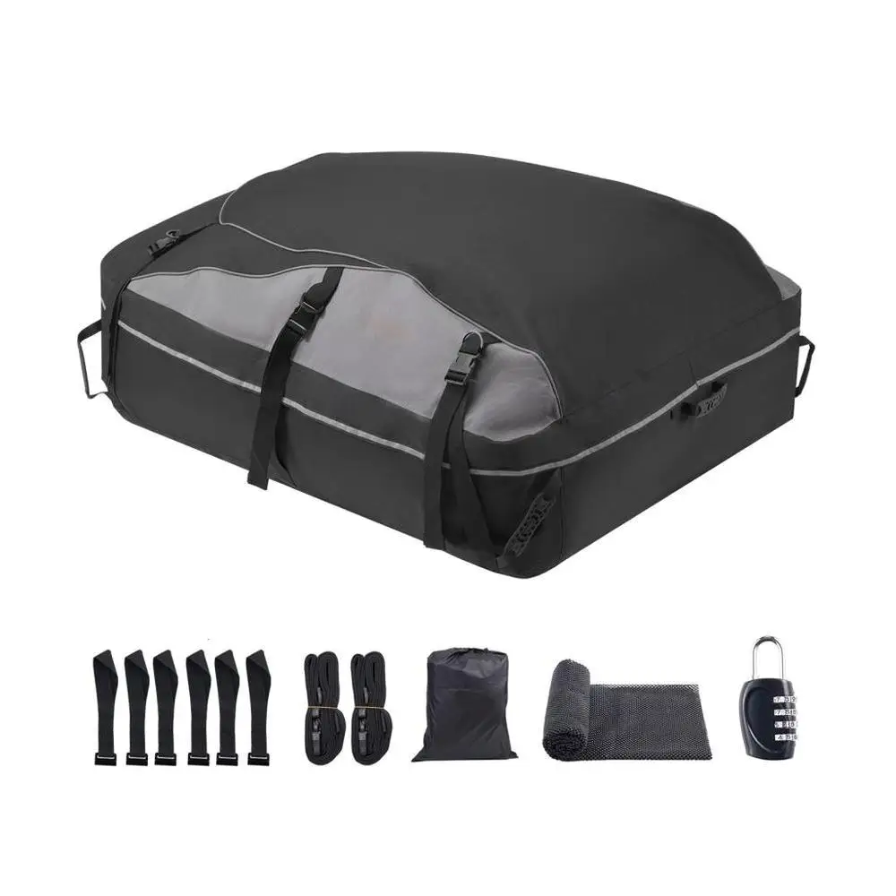 

for car Rooftop Cargo Carrier Bag, 21 Cubic Feet Cargo Carrier for car Roof, 100% Waterproof 900D Oxford Cloth Roof Luggage Bag
