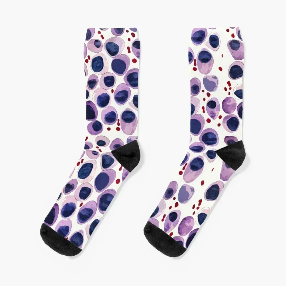 

Blood Cells Socks Run with print set christmas stocking Men's Socks Women's