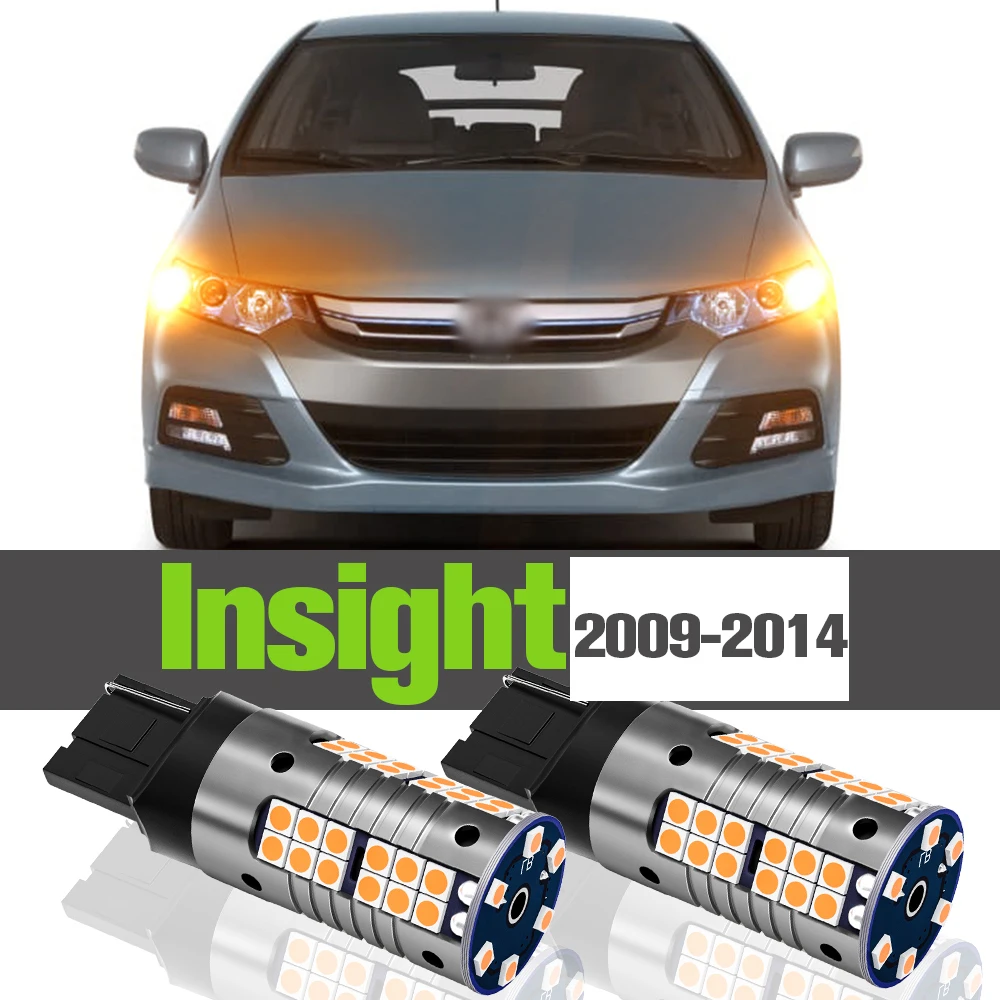 

2x LED Turn Signal Light Accessories Lamp For Honda Insight 2009 2010 2011 2012 2013 2014