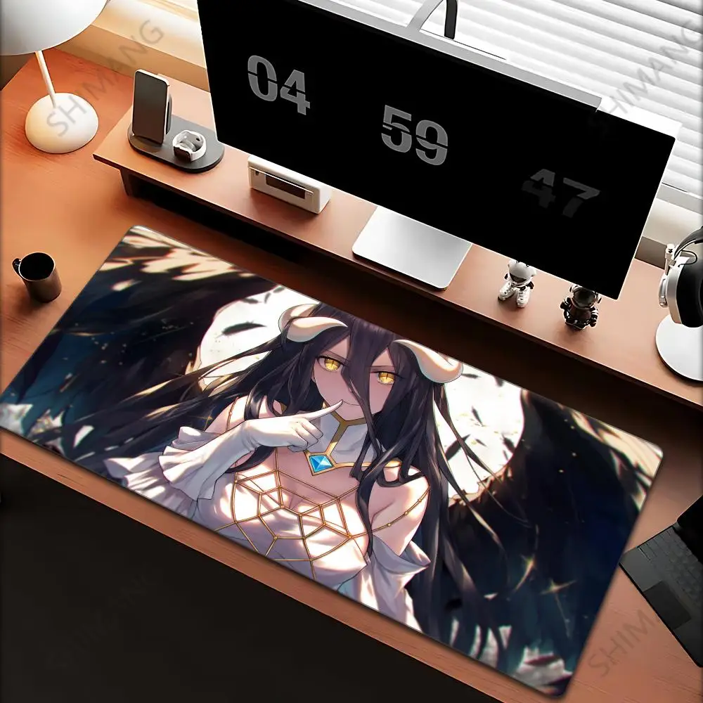 

Best Sellers OVERLORD Albedo Anime Gaming Table mat mouse pad High definition desktop Desktop games Large accessories mouse pad