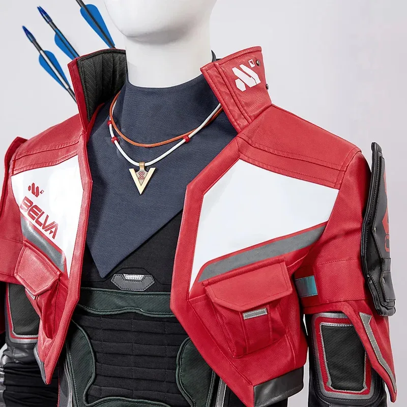 Apex-Disfraz de gorrión para hombre, abrigo de cuero, conjunto completo y artículos individuales, traje de Anime de Halloween hecho a medida