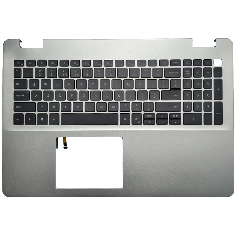 

Новинка для Dell Inspiron 15 5000 593 Silver 07G0RN, верхняя крышка упора для рук клавиатуры