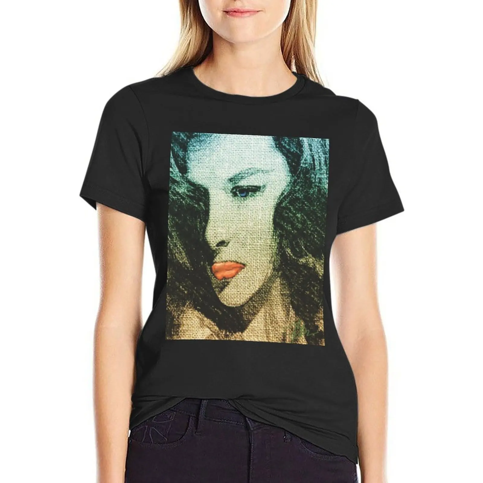 

Hepburn T-Shirt blanks quick drying sweat sublime korean Women's clothes