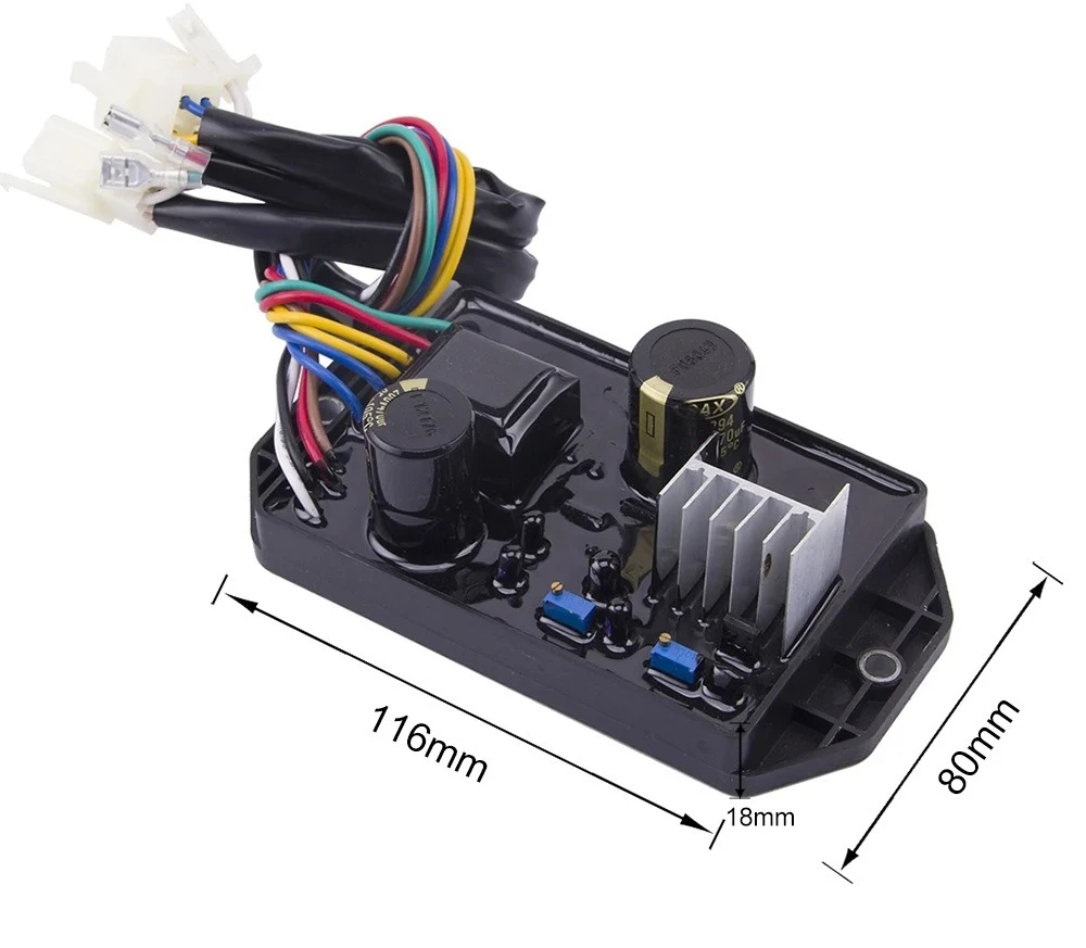 Máquina de Soldar AVR de 5KW KTW-K KTW-S, Generador Diésel, Módulo de Control de Regulación Automática de Voltaje, Estabilizador Monofásico