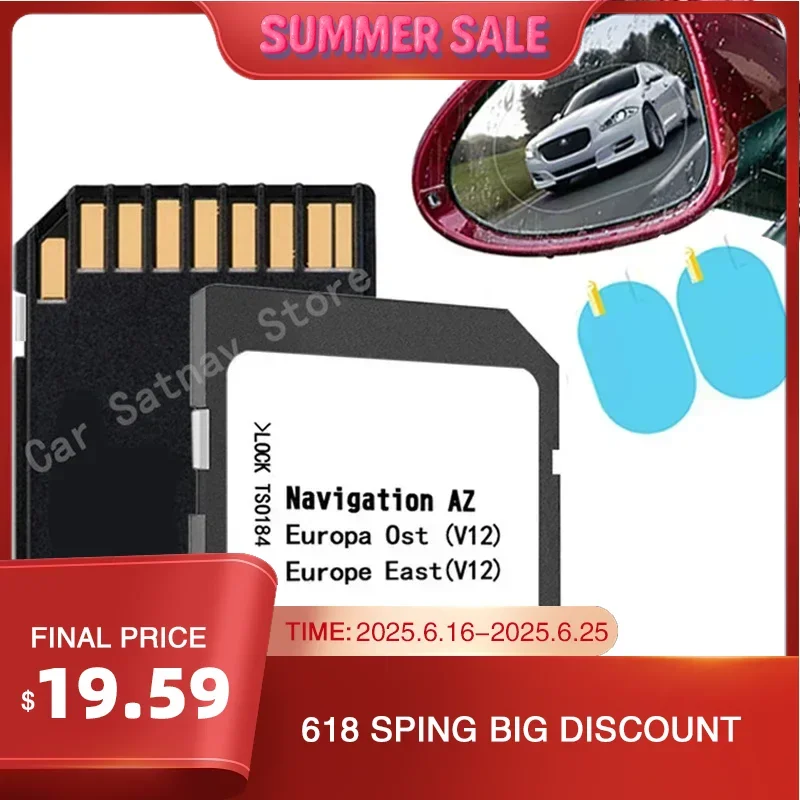 

RNS 315 Ost Skoda Amundsen Seat Media Syetem 2.1 East EU 3AA919866A Sat Nav Card for VW Navigation Maps with Free Anti Fog Flim