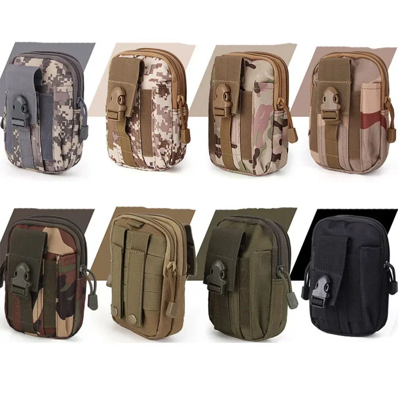 

Tactical EDC Molle Bag Outdoor Hunting Waist Fanny Pack Men Phone Pouch Multi-functional Camping Cycling Waist Bag