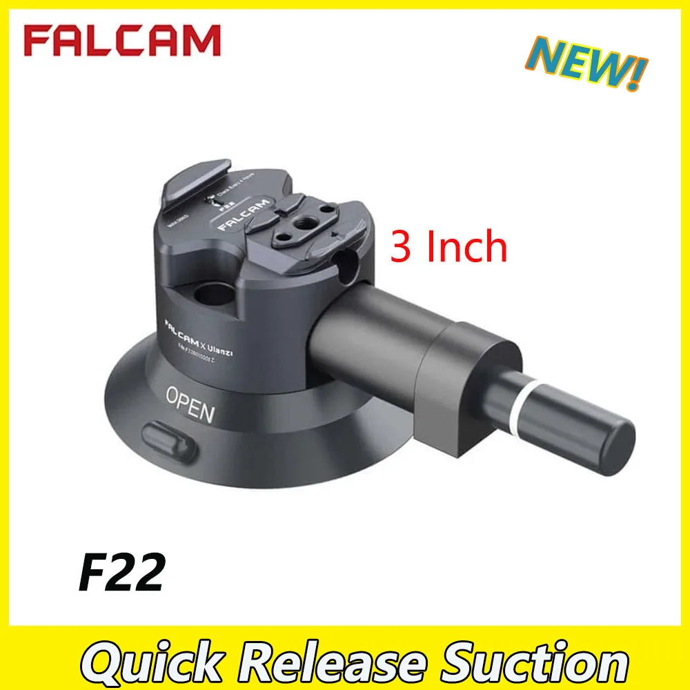 

Falcam F22 Quick Release Suction Mount Gopro Camera Cup for Car Travel Holder Stand Barcket for DSLR Action Camera Mount