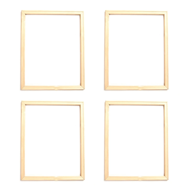 4X 40X50 Cm Wooden Frame DIY Picture Frames Art Suitable For Home Decor Painting Digital Diamond Drawing Paintings