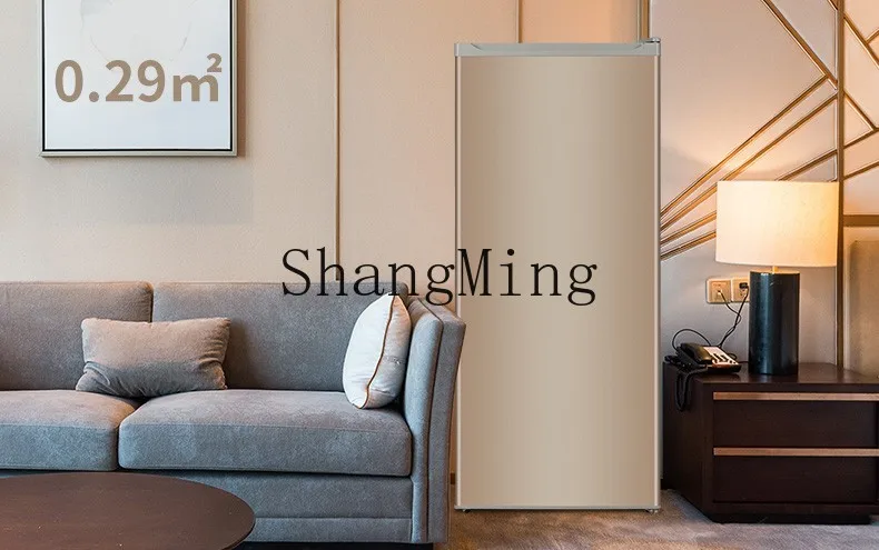 Congelador vertical para dormitorio con cajón abierto lateral, refrigerador pequeño congelado para el hogar ZYY